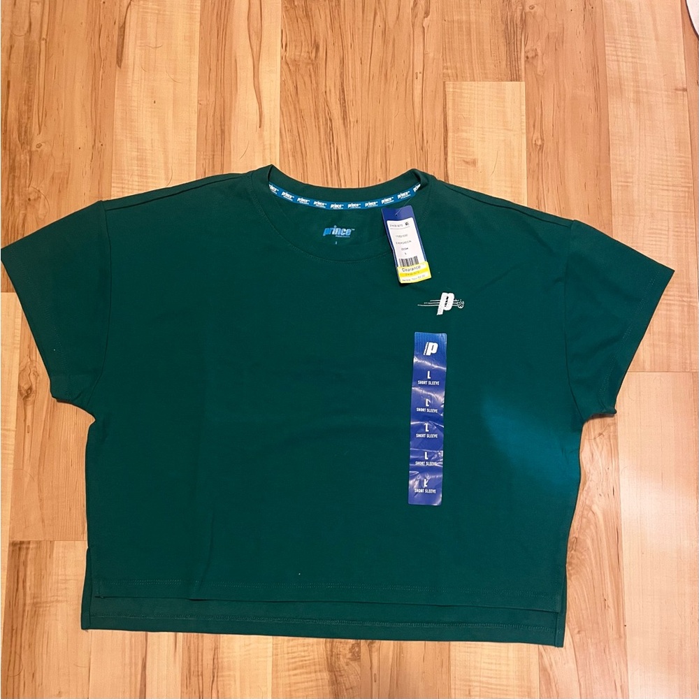 Green Cropped T-Shirt